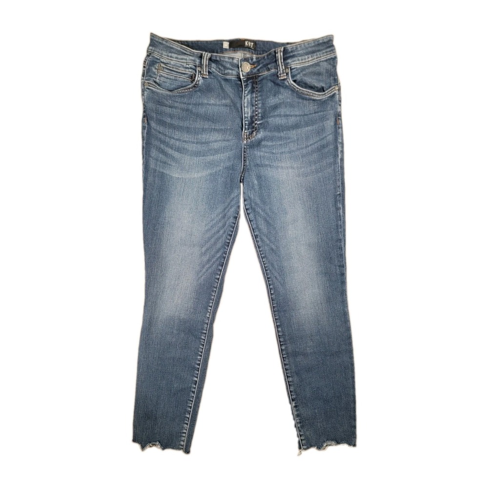KUT from the Kloth Jeans Womens 14 Connie High Rise Fab Ab Ankle Skinny Denim
